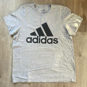 Adidas Ampliphier Tee - Gray Men’s t-shirt (large)